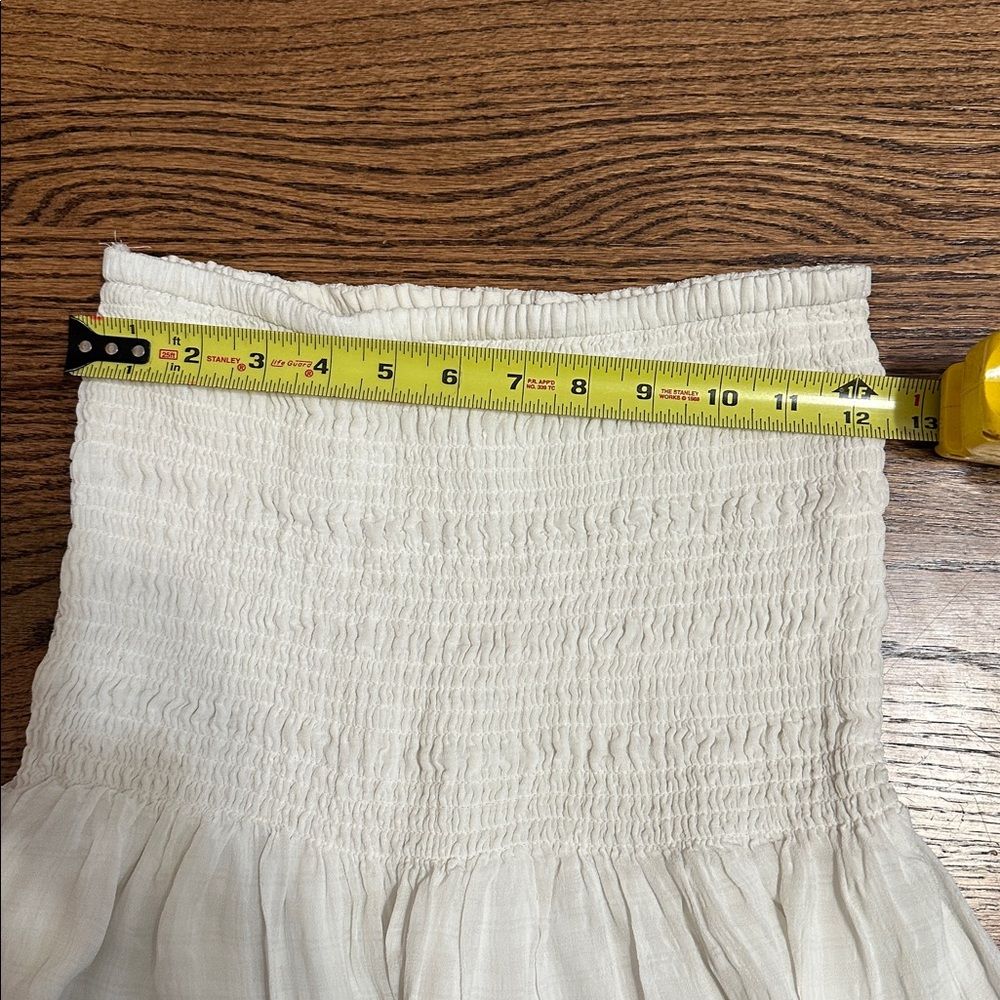 Aritzia Wilfred Strapless Smocked Dress - Picture 10 of 12